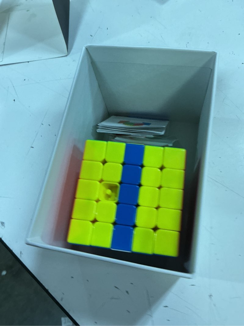 Condition photo showing As Is for cuberspeed yj mgc 5x5 m stickerless speed cube mgc magnetic 5x5x5 cube puzzle