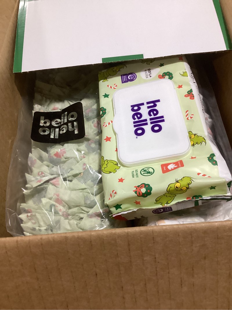 Condition photo showing Good Condition for hello bello dr. seuss baby grinch premium diapers, size 1 (8-12 lbs), 82ct plus bonus baby wipes: softness & protection for sensitive skin dr. seuss baby grinch size 1