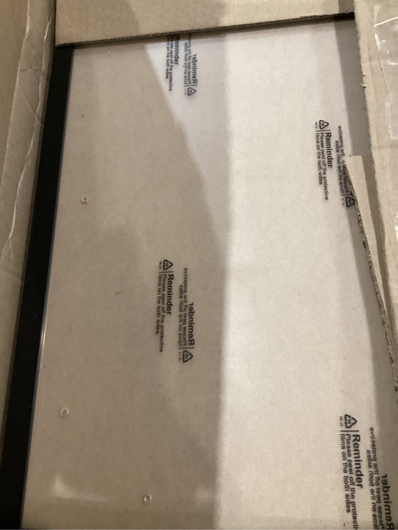 Condition photo showing New/Like New for 17x22 Picture Frame Set of 3, Black Frame for 17 x 22 Inch Picture Poster Photo, Light Weight and High Transparent 17 by 22 Frame for Wall - 3 Pack/Black/17 x22 3 17x22