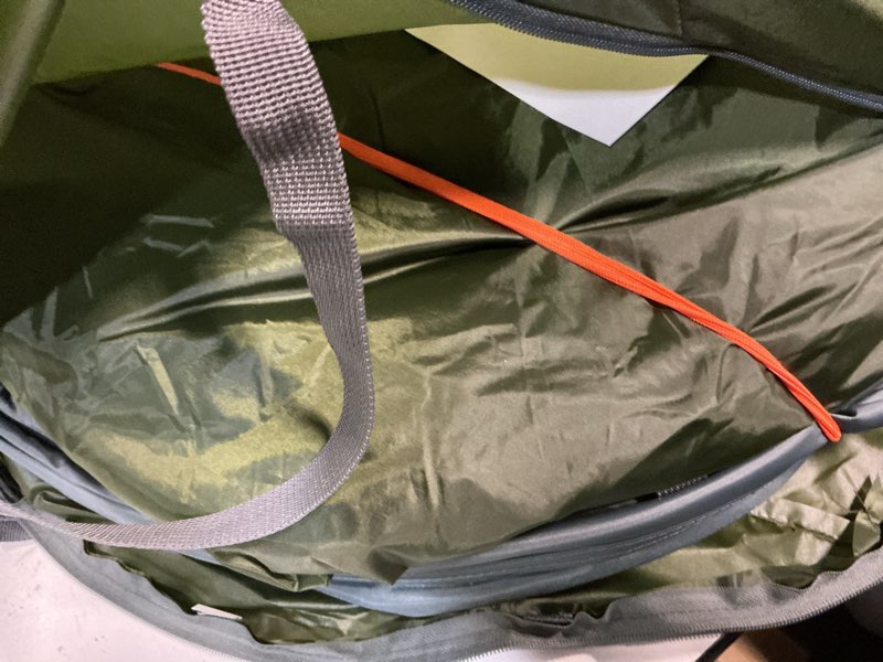 Condition photo showing Good Condition for night cat 2-persons backpacking tent: waterproof lightweight camping tent for two people hiking outdoor mountain with aluminum poles and rainfly green