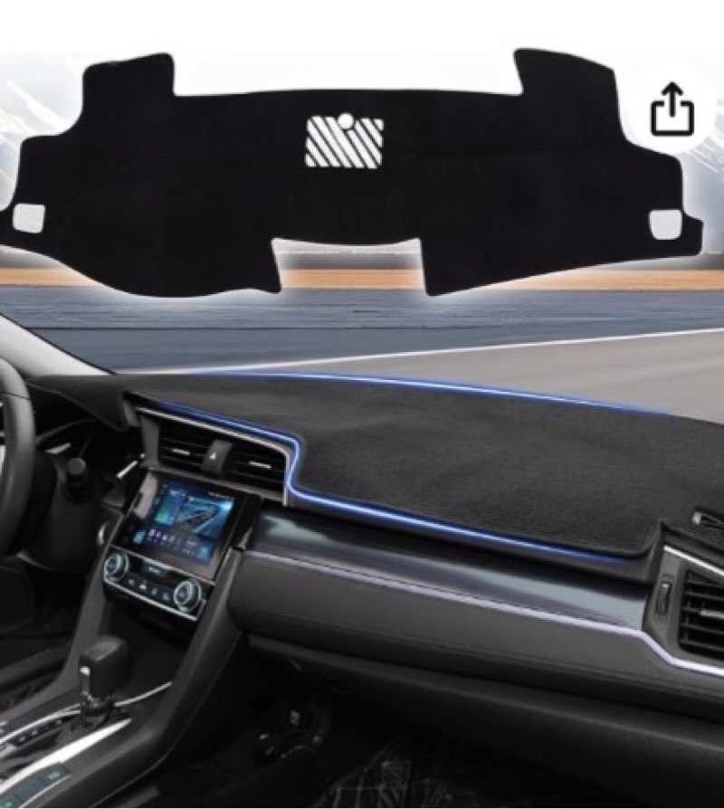 yycke dash cover mat custom accessories dashboard pad fit for 2012-2017 toyota camry accessories das