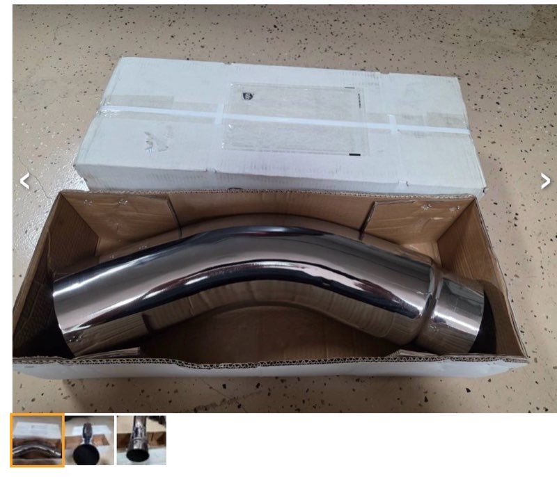 Chrome 5"-6" Exhaust Elbow - $80 (College Station