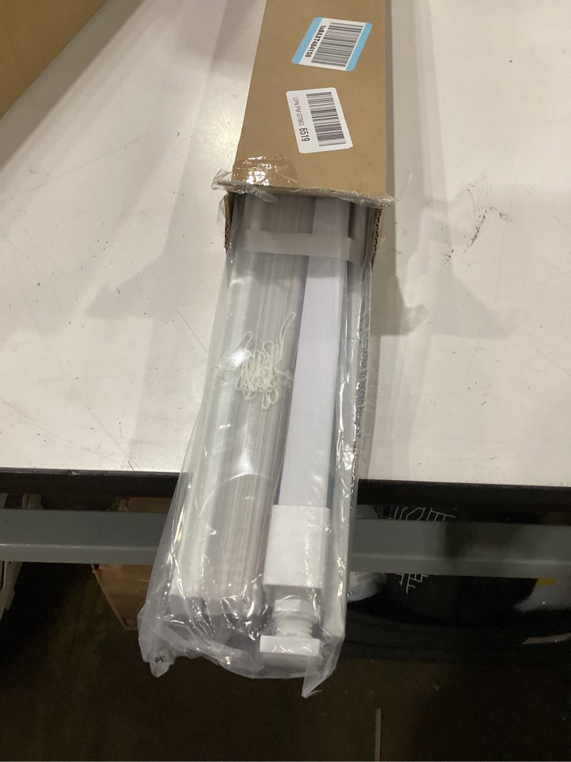 Condition photo showing Good Condition for lazblinds no tools no drill 1" vinyl mini blinds, cordless blinds for windows, light filtering horizontal window blinds & shades, 21" w x 48" h, white cordless-white 21" w x 48" h