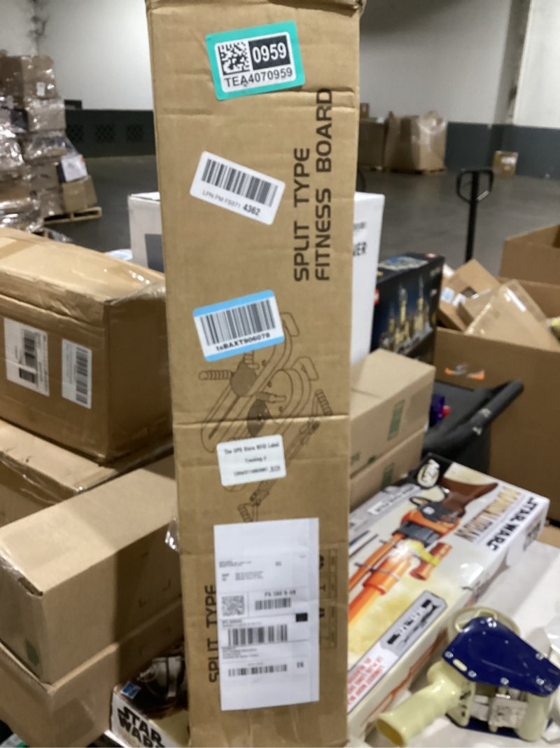 Condition photo showing New/Like New for Pilates Board – Pilates Reformer Set, 7-in-1 Pilates Board for Home Workout, Portable Multi-Functional Portable Reformer with Timer/Counter/Calorie Counter for Women Pale purple