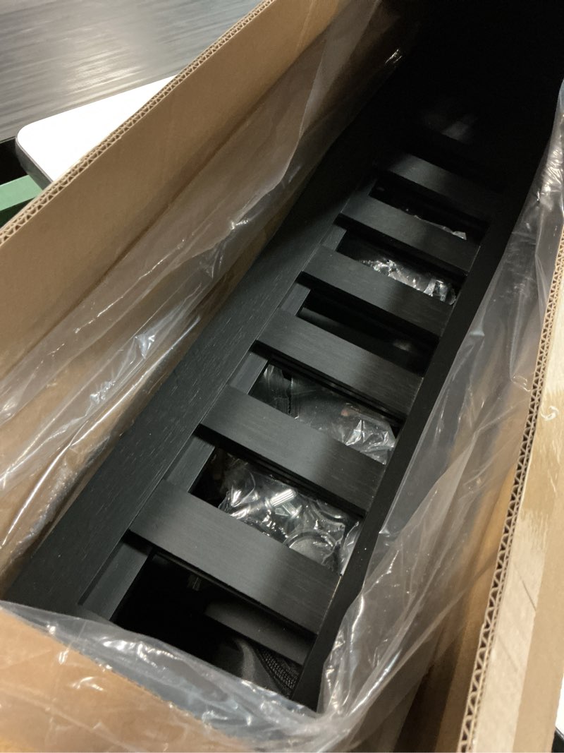 Condition photo showing Good Condition for gashell 2 pack bamboo under bed storage with wheels, 39”x20”x7.8” lager under bed storage containers (black)