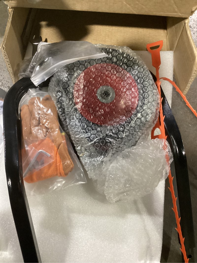 Condition photo showing Good Condition for 100ft 3/4 inch electric drain cleaner machine, 750w auto feed sewer snake drain auger with 6 cutters & air-activated foot switch, portable electric drain cleaner for 4" to 8" pipes