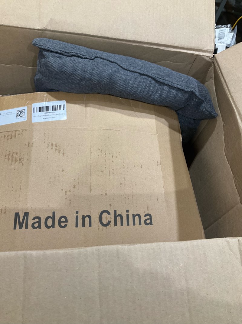 Condition photo showing Good Condition for y- stop hammock chair hanging rope swing chair, max 500 lbs, 2 seat cushions included, removable steel spreader bar with anti-slip rings, hardware kit-for indoor outdoor(dark grey) pcs