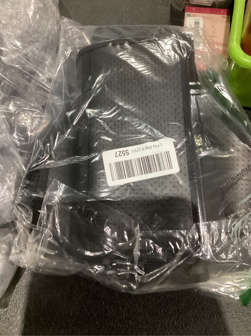 Condition photo showing As Is for Waist Trainer Trimmer for Men Tummy Control Shapewear Neoprene Sweat Belt Slimming Body Shaper Black 3X-Large