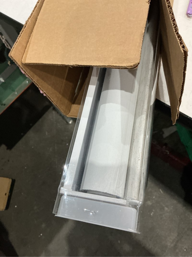 Condition photo showing Good Condition for persilux blackout roller blinds for indoor windows, cordless shades with valance, thermal insulated fabric window shades & blinds, uv protection shades for home and bedroom (linen,35.5" w x 64" h) 35.5"w x 64"h linen