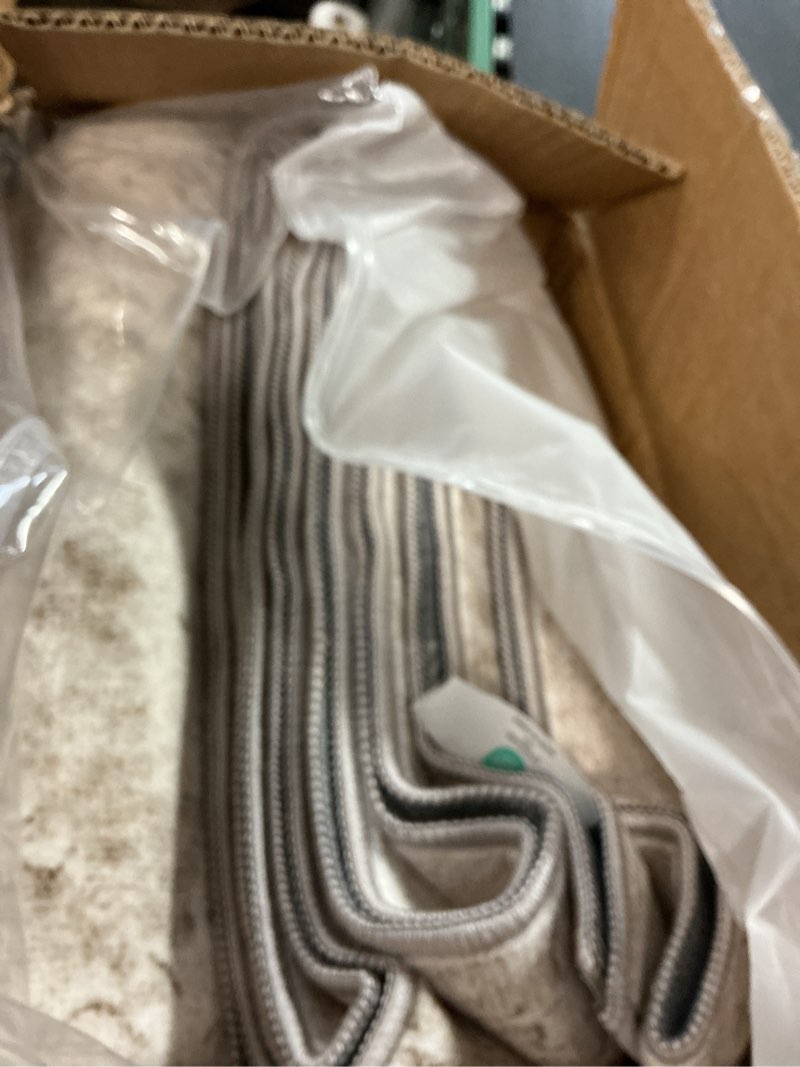 Condition photo showing Good Condition for Art&Tuft Washable Rugs 8x10, Anti-Slip Backing Abstract 8x10 Rug, Stain Resistant Rugs for Living Room, Foldable Machine Washable Area Rug (TPR53-Beige, 8'x10') Tpr53-beige 8' x 10' (Rectangular)