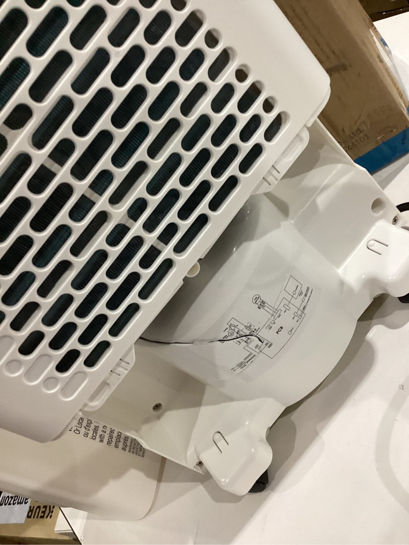 Condition photo showing As Is for candy 2000 sq.ft dehumidifiers for home, 34 pints portable dehumidifier with continuous/auto mode,0.66 gal tank, for bedroom,bathroom,basement, smart control with drian hose included