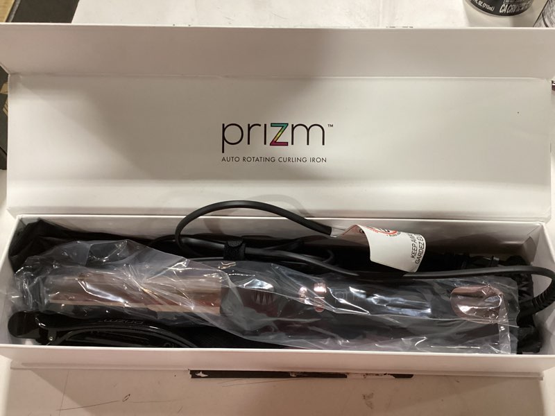 Condition photo showing New/Like New for Prizm 1.25inch/32mm Automatic Curling Iron for Big Curler, Rotating Curling Wand Up to 450°F, LCD Display, Auto-Shut Off & Dual Voltage, Negative Ion 1.25 Inch / 32mm