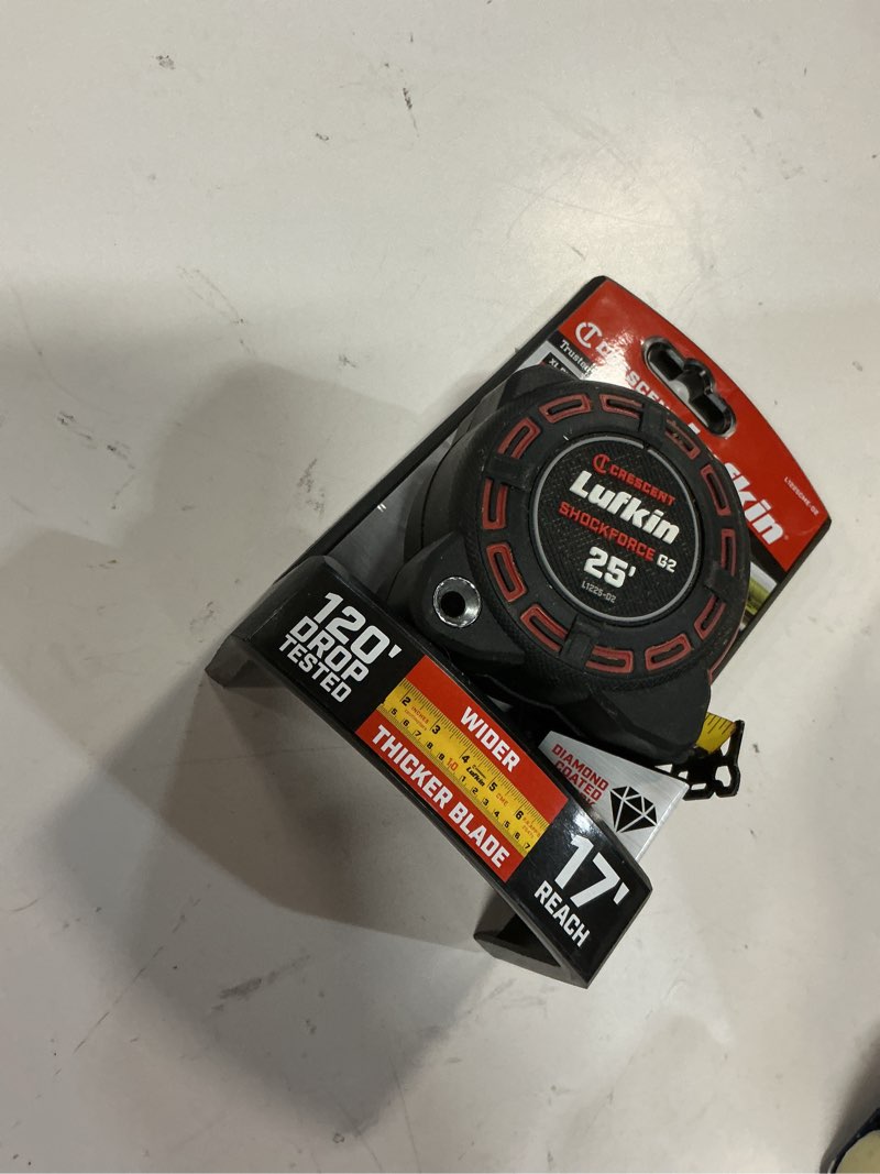 Condition photo showing Good Condition for lufkin shockforce g2 26-ft tape measure- l1225cme-02 8m/26'