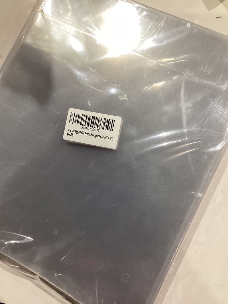 Condition photo showing Good Condition for 25PCS 8" x 10" Clear Rigid Card Sleeves – Waterproof Hard Plastic Protectors for Postcards, Prints, Photos, Trading & Sports Cards – Top Load Jumbo Sheet Holders 8" x 10 " 25