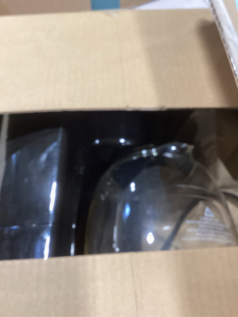 Condition photo showing As Is for BLACK+DECKER 12-Cup Digital Coffee Maker, Programmable, Washable Basket Filter, Sneak-A-Cup, Auto Brew, Water Window, Keep Hot Plate, Black Black coffeemaker