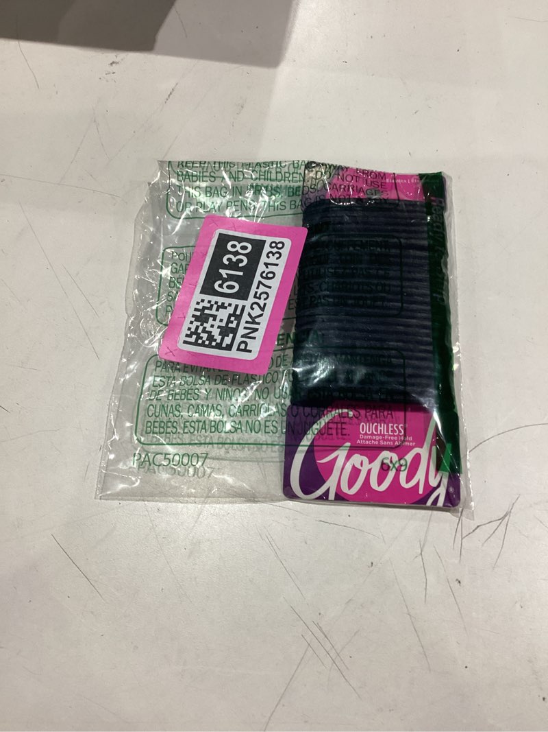 Condition photo showing Good Condition for Goody Ouchless Womens Elastic Hair Tie - 29 Count, Black - 2MM for Fine to Medium Hair - Pain-Free Hair Accessories for Women Perfect for Long Lasting Braids, Ponytails and More