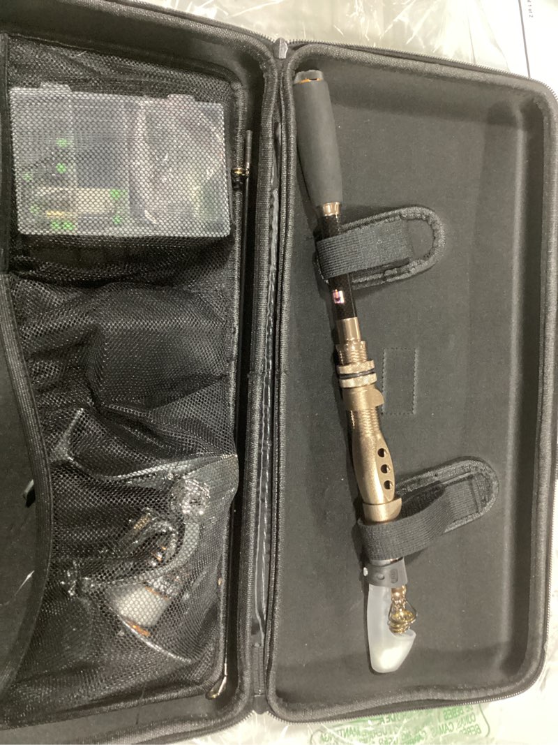 Condition photo showing As Is for PLUSINNO Fishing Rod and Reel Combos Carbon Fiber Telescopic Fishing Pole with Reel Combo Sea Saltwater Freshwater Kit Fishing Rod Kit Full Kit with Carrier Case 5.91 ft Ambidextrous