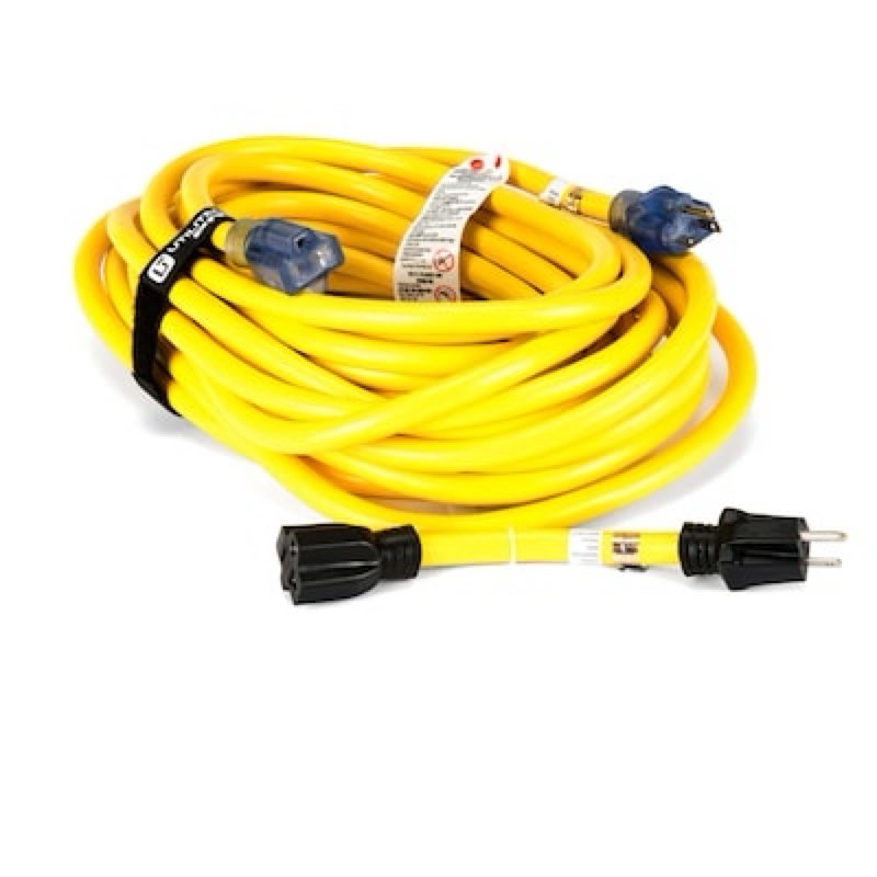 Utilitech 50-Ft 20-Amp 125-Volt 10-Gauge Yellow Outdoor Generator cord