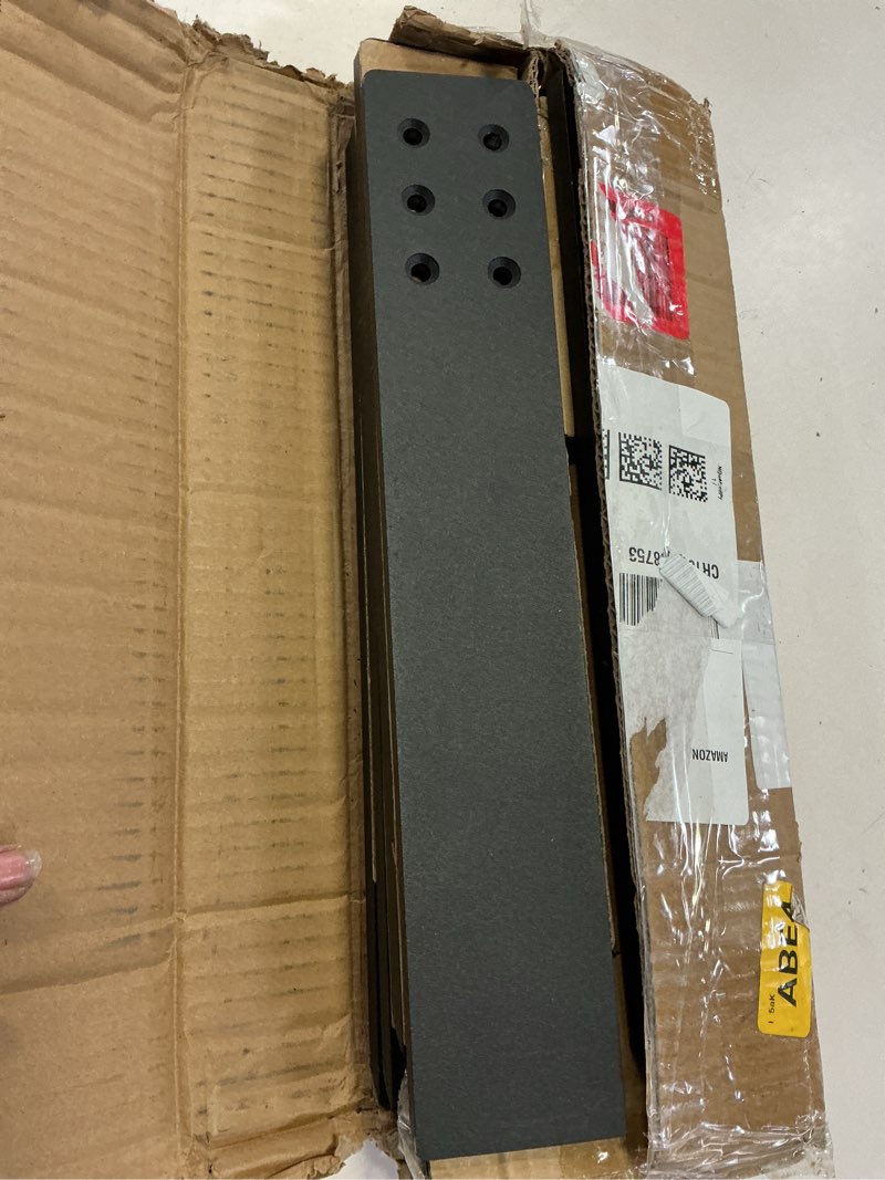 Condition photo showing Good Condition for Hidden Granite Countertop Support Brackets 8 Pack 14" L x 2.5" W,3/8" Thick Heavy Duty Counter top Brackets,Flat Black Wall Mount Support Countertop Overhang Support for Quartz, Wood, Concrete,Island 14inch 8pack