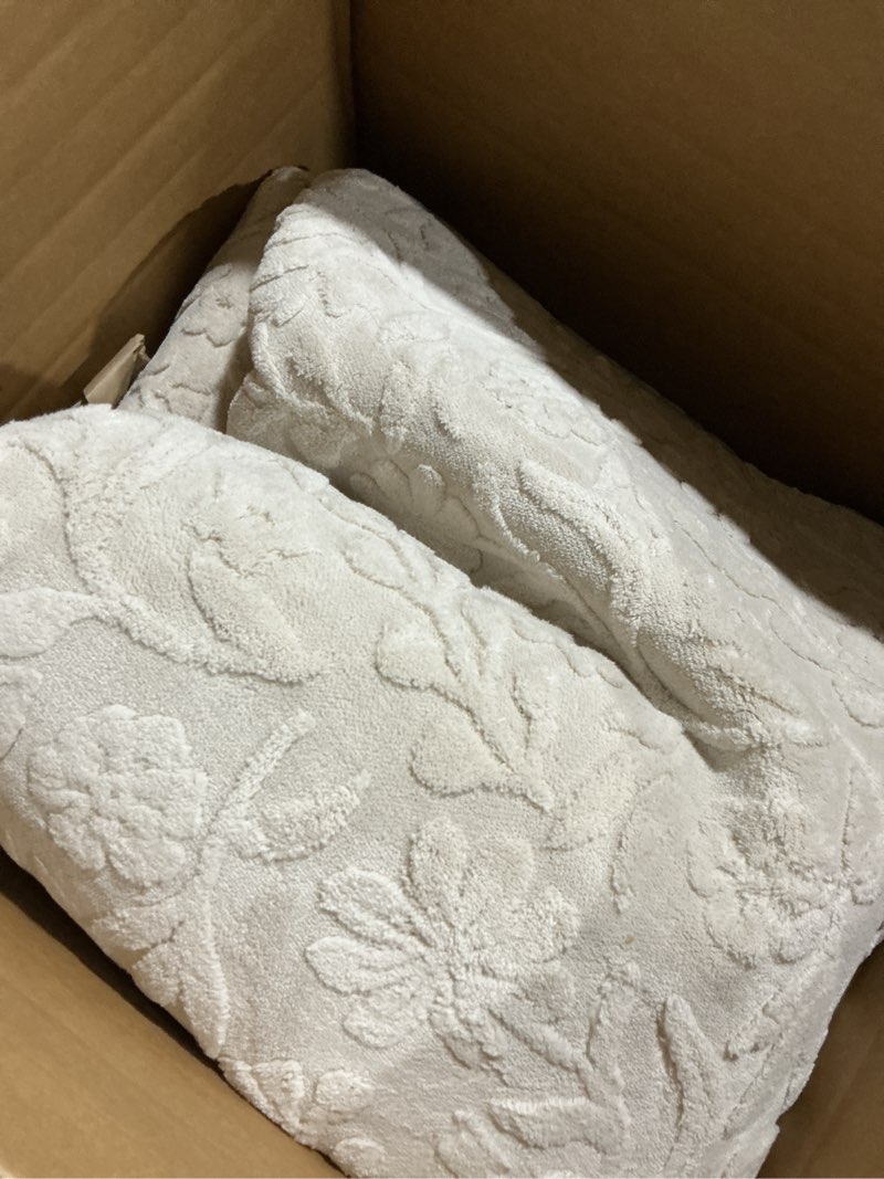 Condition photo showing As Is for area rug for living room, soft fluffy washable modern floral indoor floor mat, non slip shaggy boho accent throw carpet for bedroom, living room, nursery and dining room, beige 8' x 10' (rectangular) beige