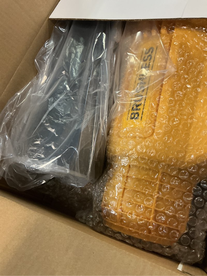 Condition photo showing New/Like New for 20v cordless leaf blower, compatible with dewalt 20v max batteries, max 600 cfm/125 mph with turbo boost, brushless motor 2.0, variable-speed trigger, lightweight and compact, tool only