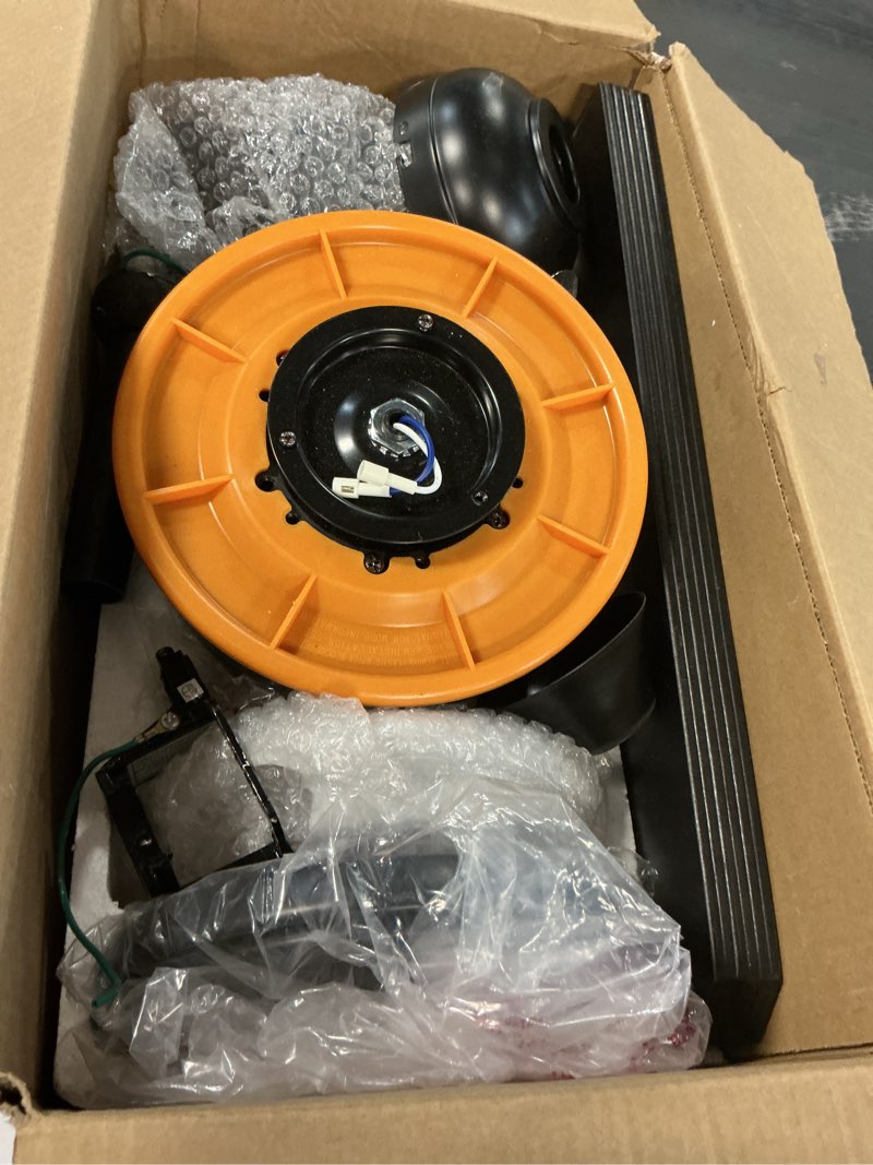 Condition photo showing item condition for Harbor Breeze Bradbury 48-in Matte Black LED Indoor Downrod or Flush Mount Ceiling Fan with Light Remote (6-Blade)