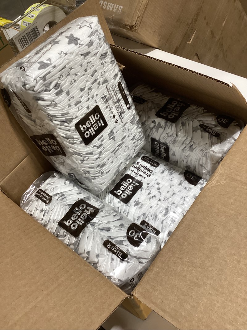 Hello Bello Diapers, Size 2 (10-16 lbs) Superstars - 120 Count Value Pack of Premium Disposable Baby