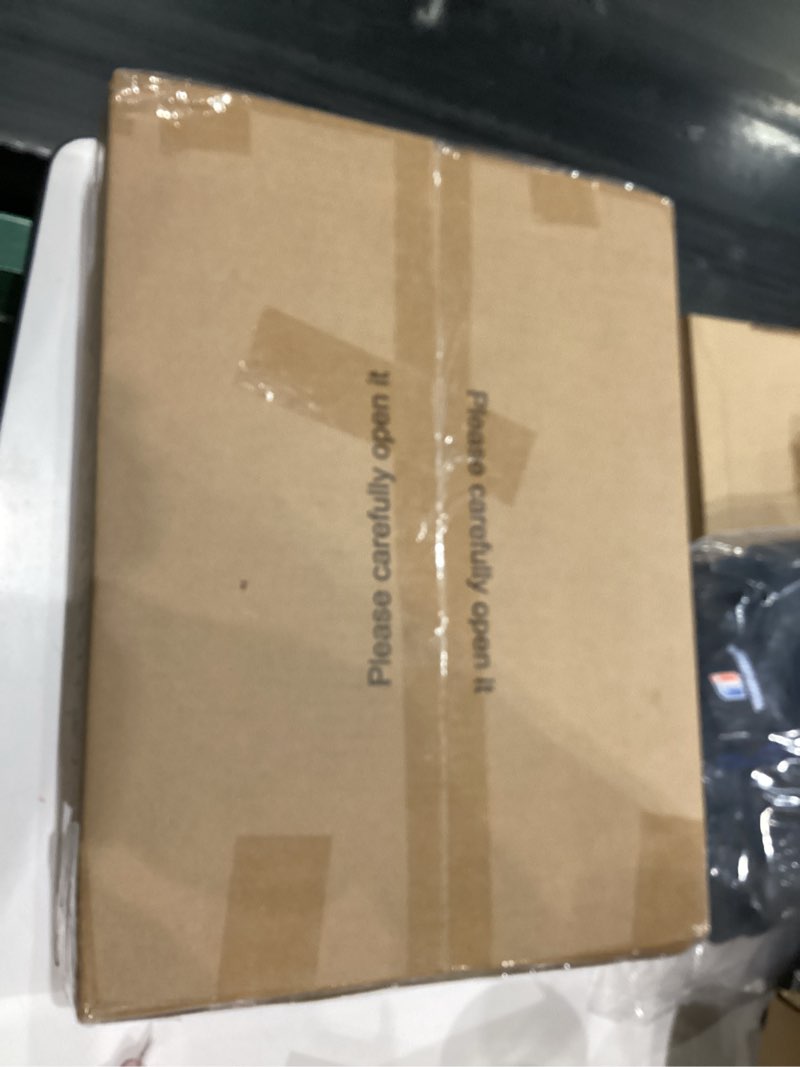 Condition photo showing New/Like New for YAOHUOO 2-Tier Desktop Printer Stand with Fabric Drawer, Prtiner Table with Storage Shelf, Desk Organizer for Home Office,3D Printer,Fax Machine,Scanner, 19.6"x14.9" Black Black Large