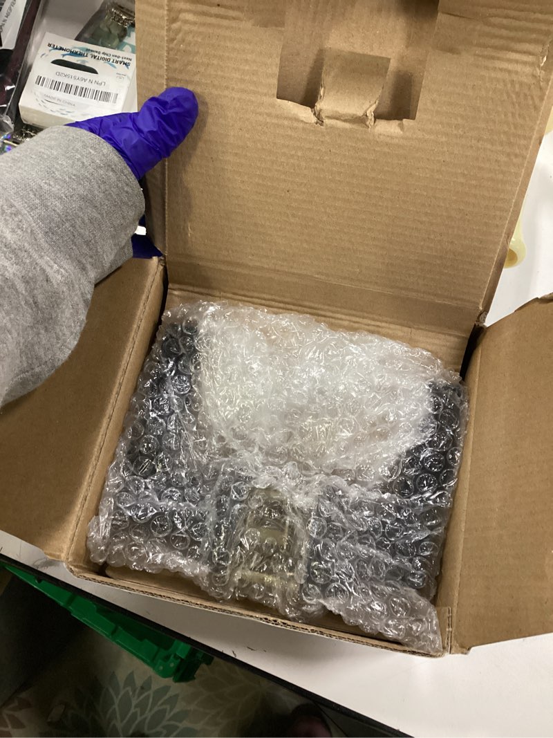 Condition photo showing New/Like New for Keyless Door Handle Lock Without Key,Reversible Door Lever with Emergency Released for Right & Left Side,Perfect for Interior for Bathrooms and Bedrooms (Classic,Privacy, Matte Black) Matte Black Classic,Privacy