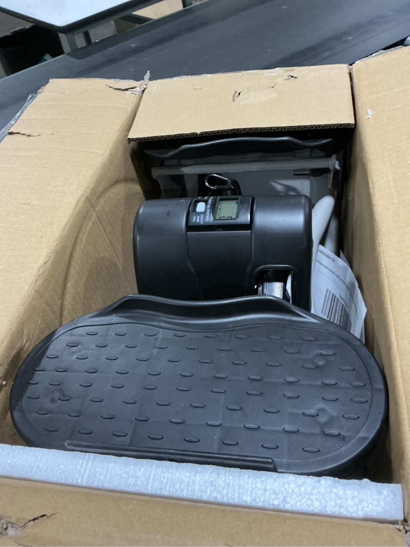 Condition photo showing Good Condition for Rock Stepper Step Side-to-Side Lateral Rocking Fitness Stepper with Digital Monitor/Resistance Bands Machine for Home Workout Dark gray