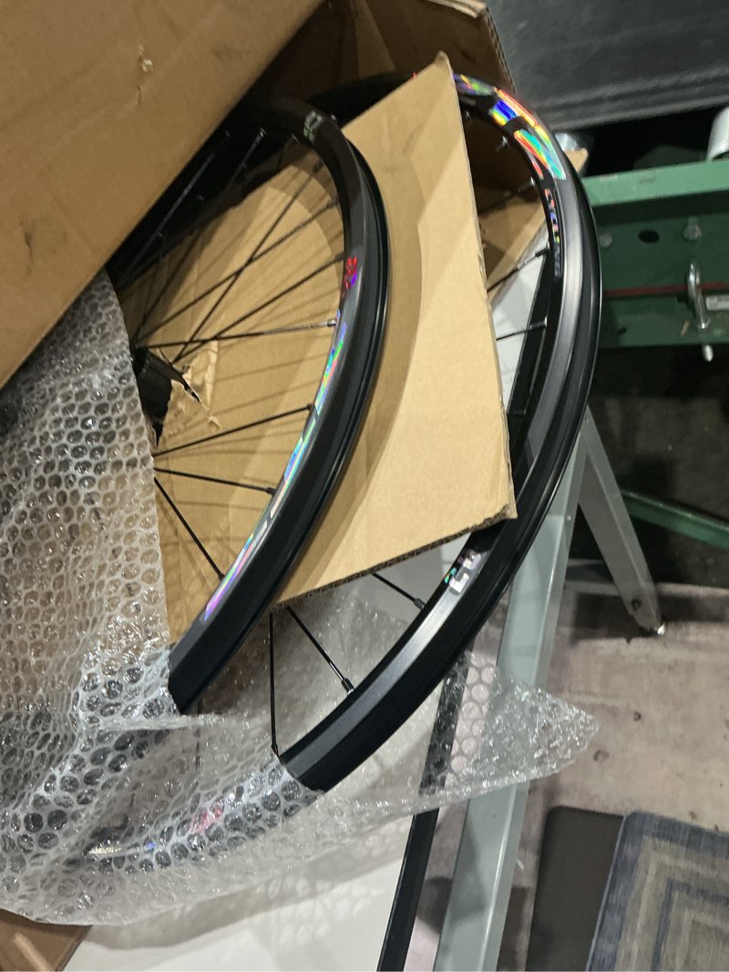 Condition photo showing As Is for ztz 26"/27.5"/29" mountain bike wheelset?ultralight aluminum alloy rim 32h high strength bike wheels? quick release disc brake mtb wheel set? compatible 7-12 speed cassette 26" front+rear wheels