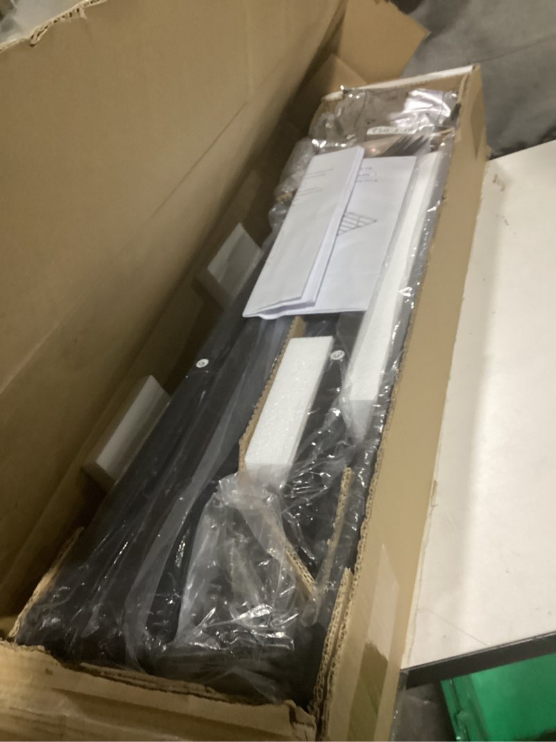 Condition photo showing As Is for Full Size Modern Floating Bed Frame with Smart LED Lights, USB Charging Station, Sturdy Metal Platform, No Box Spring Needed, and Easy Assembly Full LED Strip