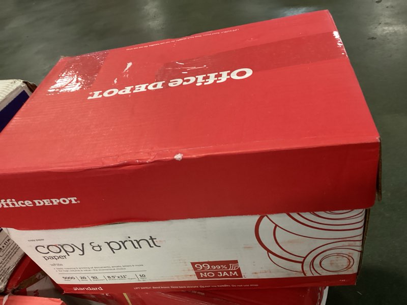 Condition photo showing Good Condition for Office Depot® Multi-Use Printer & Copy Paper, 10 Reams, White, Letter (8.5" x 11"), 5000 Sheets Per Case, 20 Lb, 92 Brightness