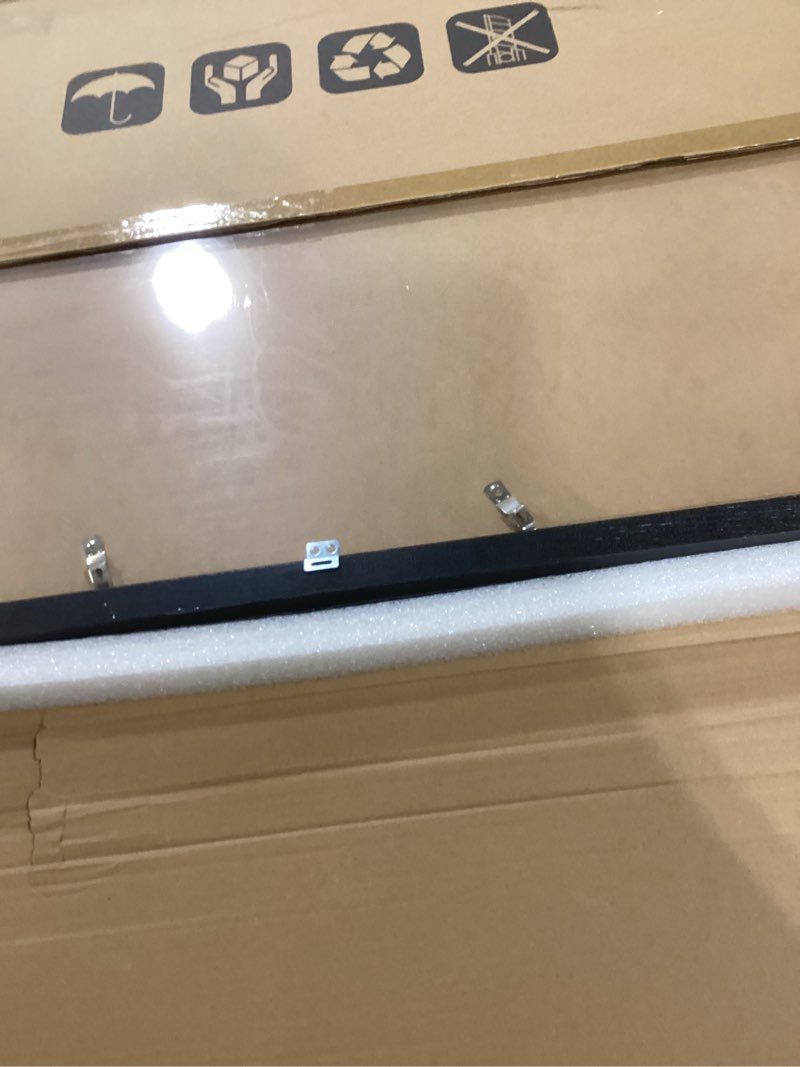 hongkee 24x36 poster frame set of 2, rustic black wood style - display 24 x 36 poster without mat or