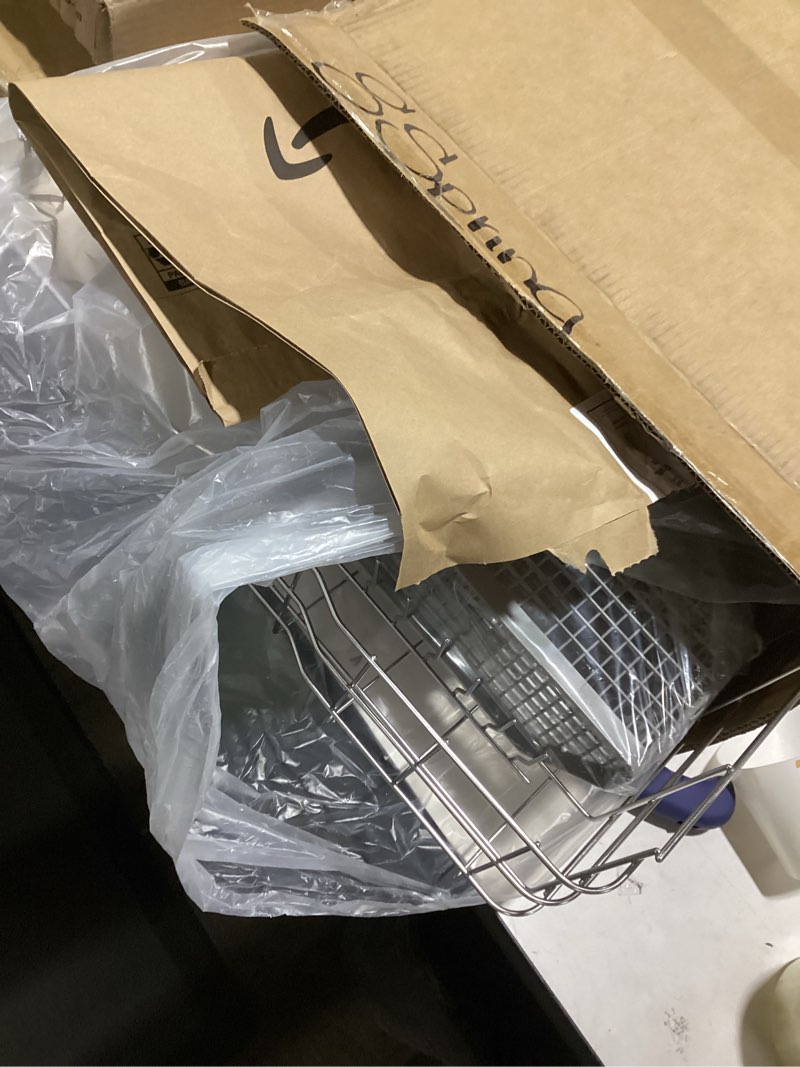 Condition photo showing Good Condition for WD28X26099 WD28X34744 Dishwasher Lower Rack With Silverware Basket, Compatible with GE Dishwashers. Replaces WD28X24396,WD28X22659,WD28X28918. Fits Models GDF510PSM0SS, GDF510PSR3SS, GDF535PSR0SS