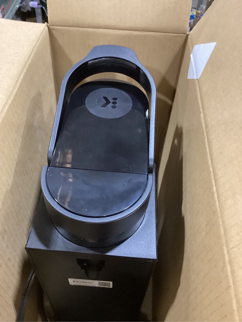 Condition photo showing As Is for Keurig K-Express Single Serve K-Cup Pod Coffee Maker, 3 Brew Sizes, Strong Button Feature, 42oz Removable Reservoir, Black