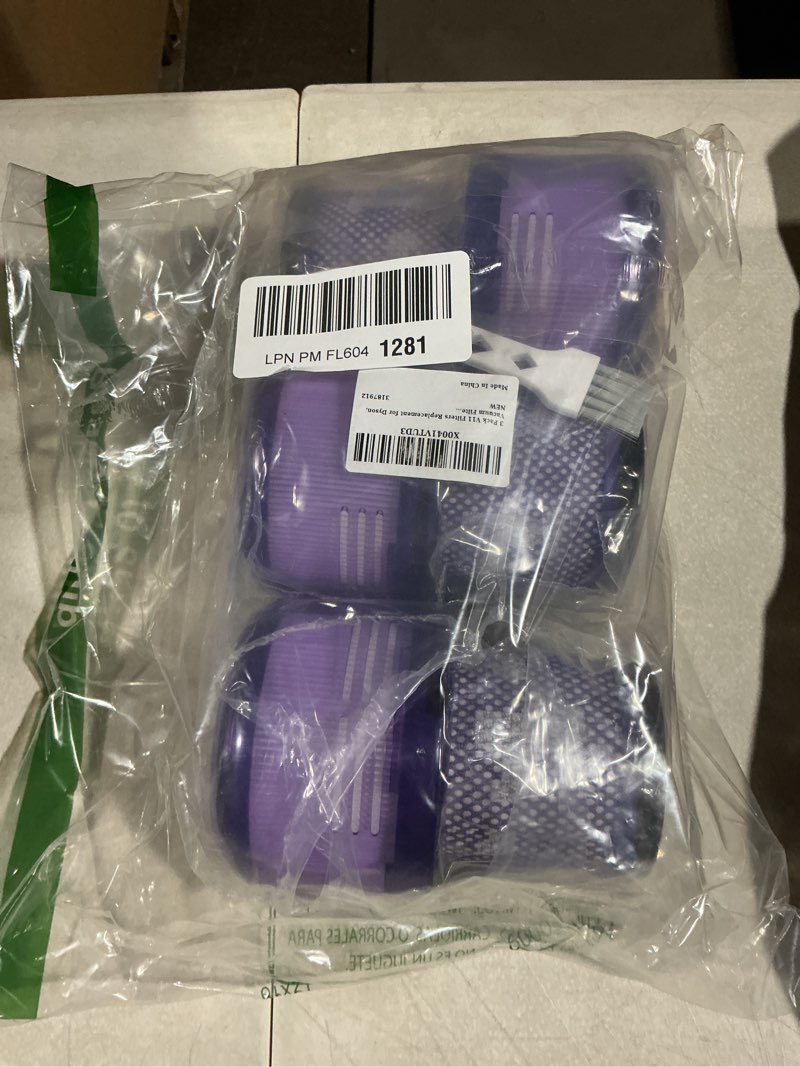 Condition photo showing Good Condition for 3 Pack V11 Filters Replacement for Dyson, Vacuum Filters Replacement Compatible with Dyson V11 Animal Torque Drive Complete V15 Detect Cordless Vacuum, Replace Part # 970013-02