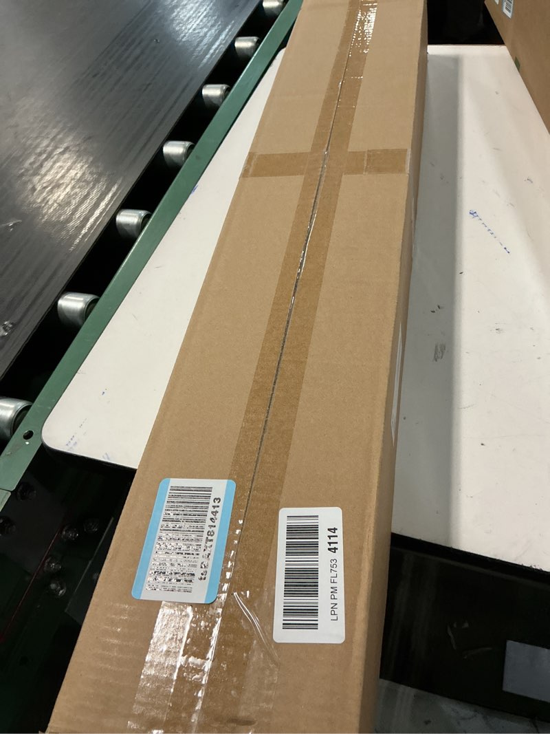 Condition photo showing New/Like New for phph 36 inch wood floating shelves for wall, wooden wall shelves for bedroom, set of 4 black black 36in