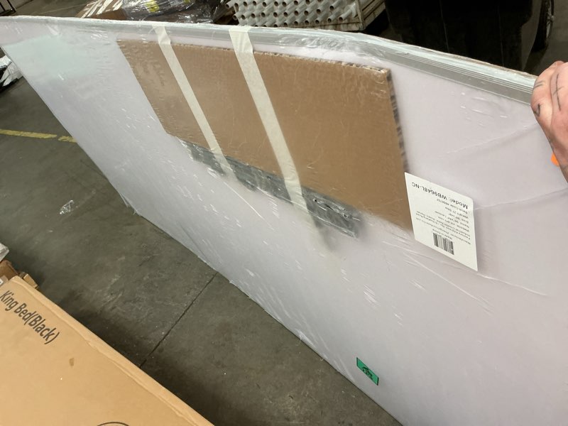Condition photo showing As Is for viz-pro dry erase board/magnetic whiteboard, 8' x 4', silver aluminum frame