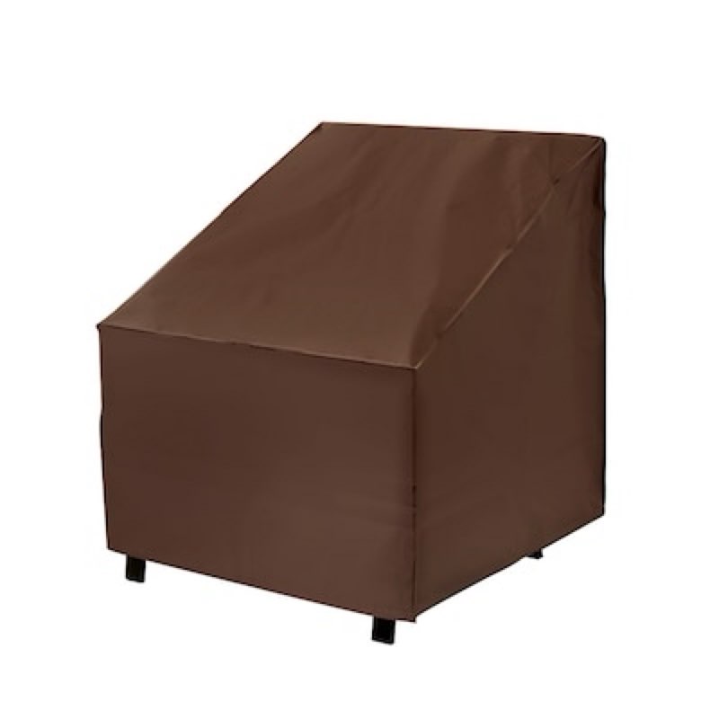 style selections premium brown polyester patio furniture cover for oversized chair