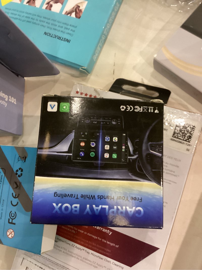 Wireless CarPlay Adapter & Android Auto 2 in 1,Fast Seamless Use for CarPlay/Android Auto, Convert W