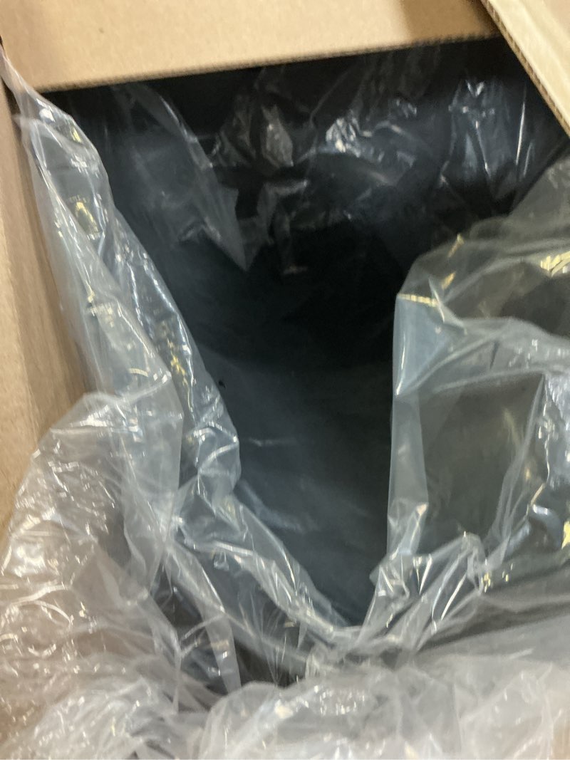 Condition photo showing New/Like New for (Similar item). Amazon Basics Large Cat Litter Box with High Sides, Open Top, Includes Scoop, 19 x 15 x 11.75 inches, Grey/Beige Grey/Beige Open Top