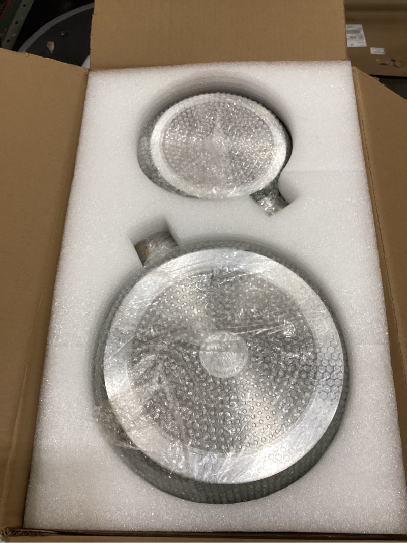 Condition photo showing Good Condition for sensarte ceramic cookware sets, pots and pans set non stick, 14 piece induction cookware, non toxic healthy non stick kitchen cooking set, with frying pans set, pfas ptfe pfoa pfos free ceramic white large
