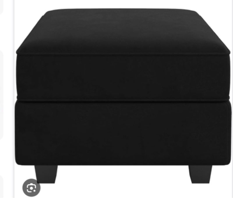 nairoby 26.4'' wide upholstered storage ottoman footstool module part for sectional sofa