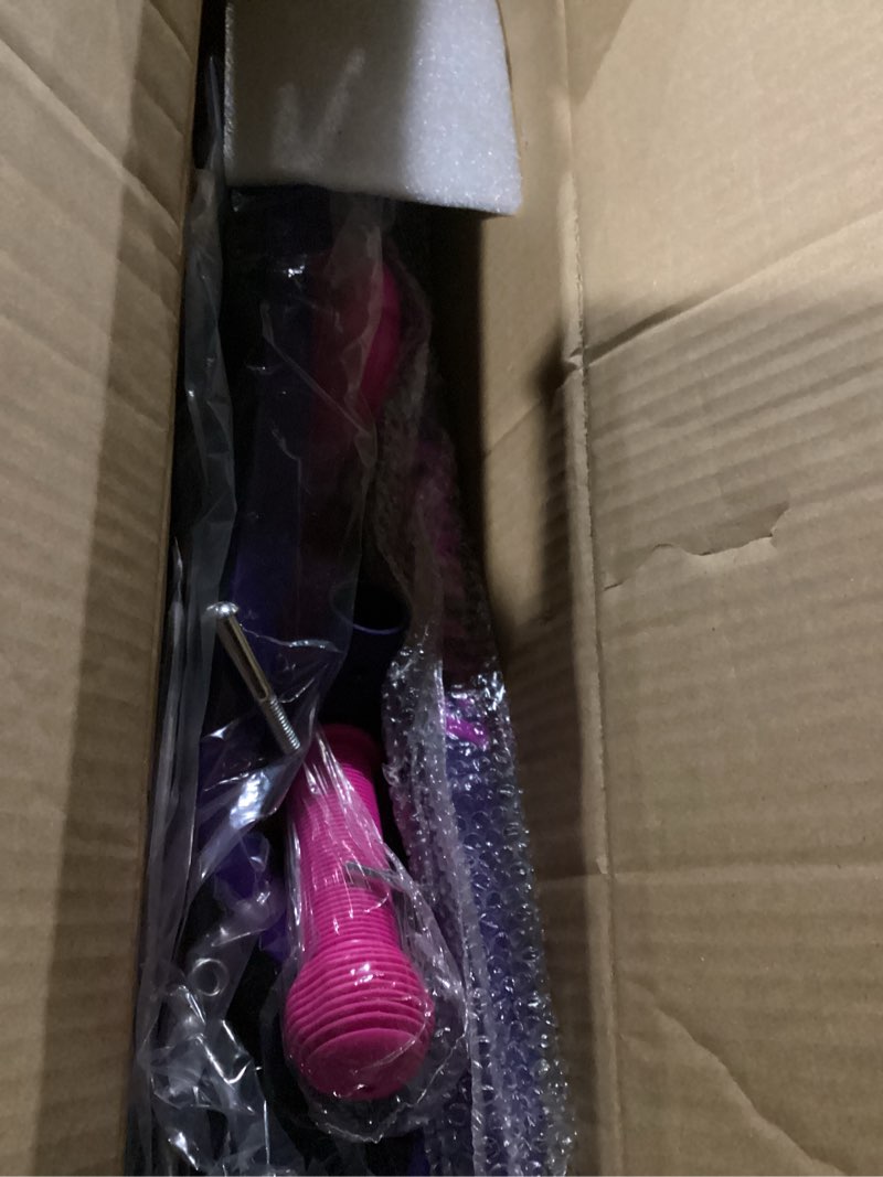 Condition photo showing New/Like New for Gotrax KS1 Kids Kick Scooter, LED Lighted Wheels and 3 Adjustable Height Handlebars, Lean-to-Steer & Widen Anti-Slip Deck, 3 Wheel Scooter for Boys & Girls Ages 2-8 and up to 110 Lbs Purple