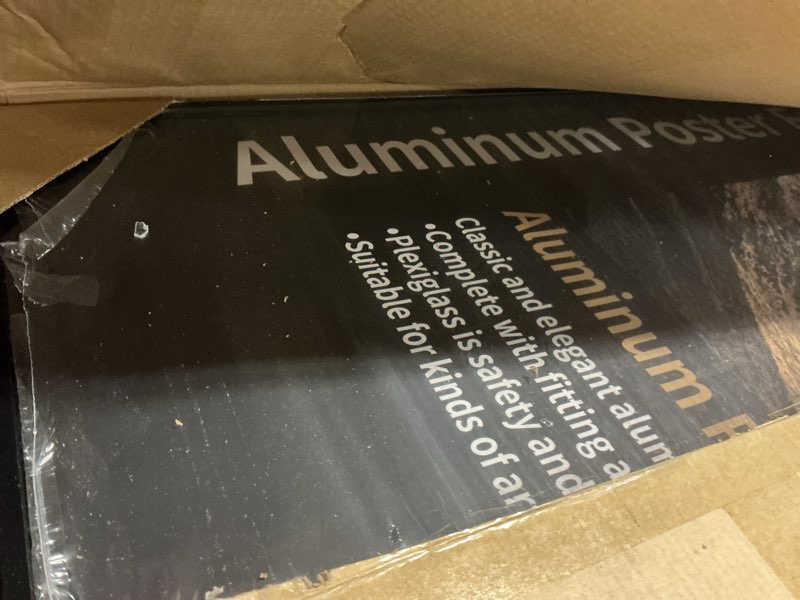 Condition photo showing New/Like New for 24x36 Aluminum Frame / Colors: Black