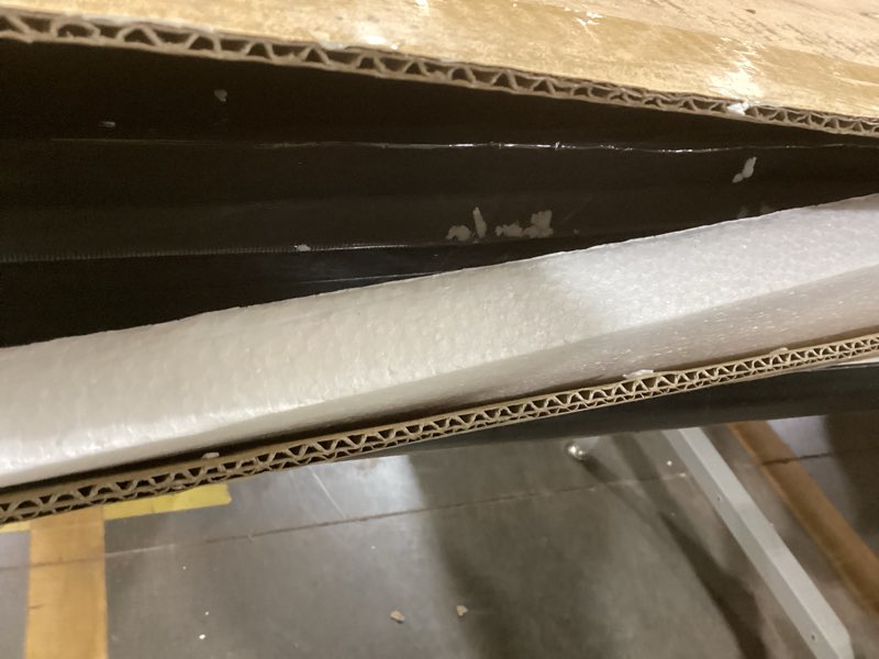 Condition photo showing New/Like New for Large Jersey Frame Display Case, 26x37 Lockable Shadow Box Sports Jersey Frame with UV Protection Acrylic and Metal Hanger for Baseball Basketball Football Soccer Hockey XXL Shirt, Linen Black Large Black Frame with Black Locks