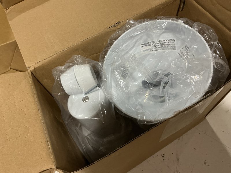 Condition photo showing As Is for nuvo lighting sf77/488 2-light par38 twin flood light, white white 2-light 2lt