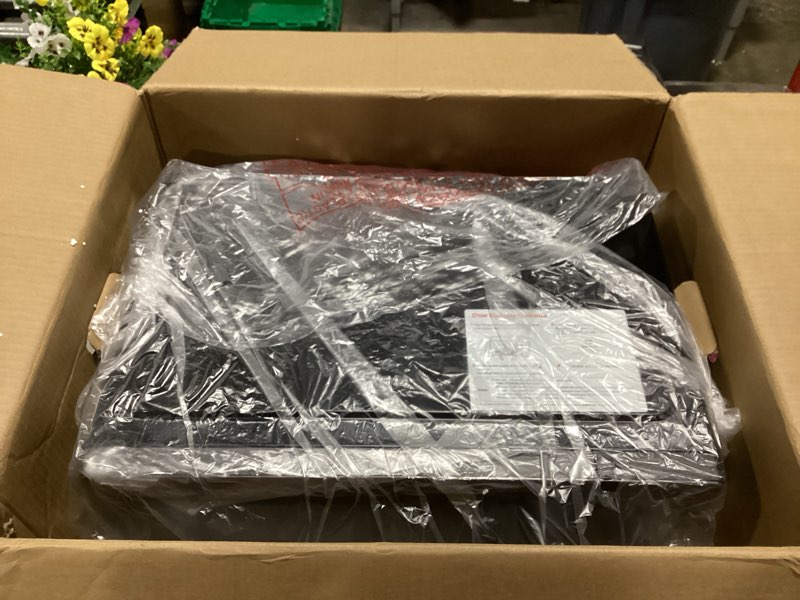 Condition photo showing New/Like New for working verified toshiba optichef pro air fryer combo countertop microwave oven with origin inverter, chefdefrost, 1.0 cu.ft., 1000w, black stainless steel, ml2-ec10saitc(bs) optichef pro-1.0 cu.ft.