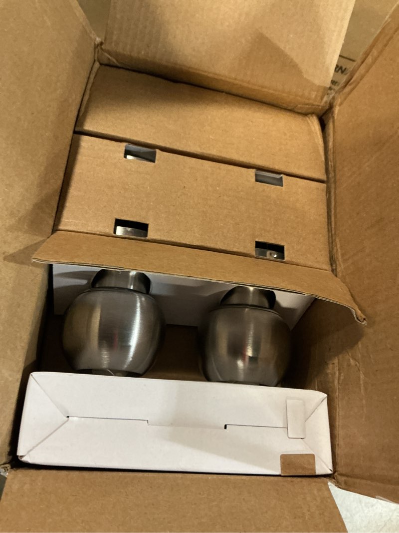 Condition photo showing New/Like New for 4 pack bestten door knob with lock and key, keyed different, satin nickel | entry door knob, for entrance and front door 4 satin nickel